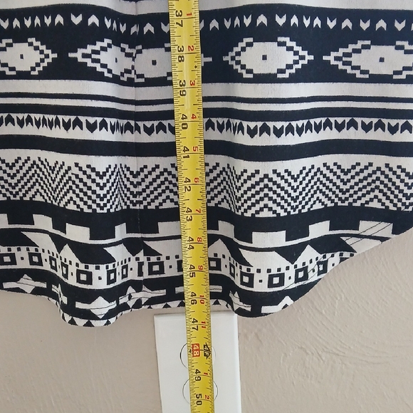 Cowgirl Justice Chic Asymmetrical Tribal Print Dress Sz M - Picture 5 of 7